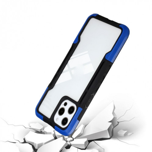 TPU + PC + Acrylique 3 en 1 Cas de protection antichoc pour iPhone 13 Pro (Bleu) SH503E1983-07
