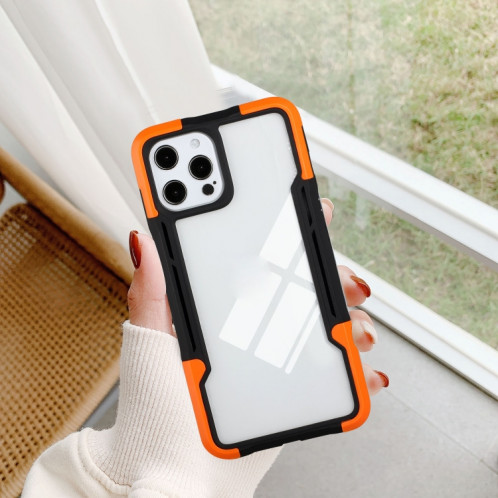 TPU + PC + Acrylique 3 en 1 Cas de protection antichoc pour iPhone 13 Pro (Orange) SH503F458-07