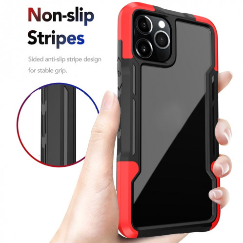 TPU + PC + Acrylique 3 en 1 Cas de protection antichoc pour iPhone 13 Pro (Noir) SH503G948-07