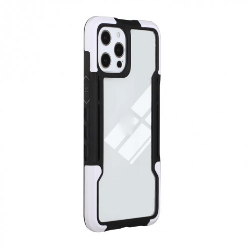 TPU + PC + Acrylique 3 en 1 Cas de protection antichoc pour iPhone 13 PRO (Blanc) SH503H1846-07