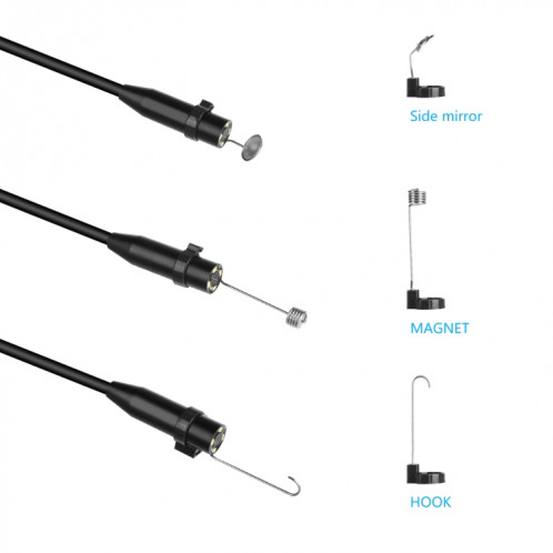 P90 14mm 4,5 pouces HD 500W Caméra autofocus Endoscope portable de tuyau industriel étanche de l'endoscope, câble dur longueur: 10m SH9703172-08
