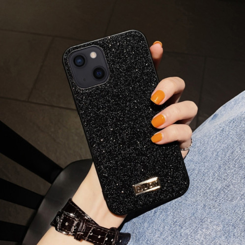 Étui en cuir TPU + TPU + TPU + TPU + Sulada pour iPhone 13 (Noir) SS602A917-07