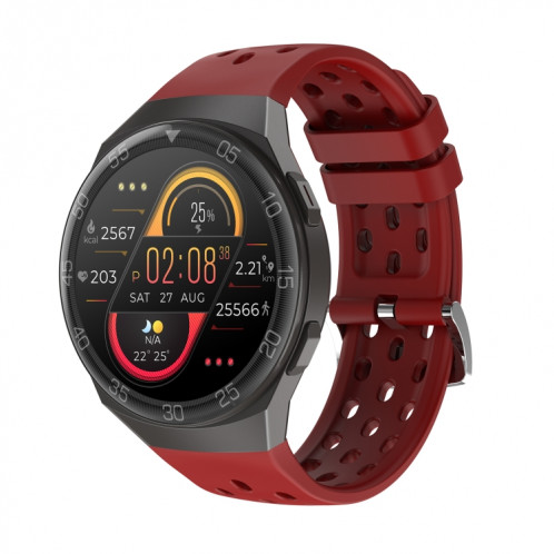 MT68 1,28 pouce IPS écran Bluetooth 5.0 IP67 Wather Watch Smart Watch, Support Moniteur de sommeil / Mode multi-sports / Moniteur de fréquence cardiaque / Surveillance de la pression artérielle (rouge) SH701B116-09