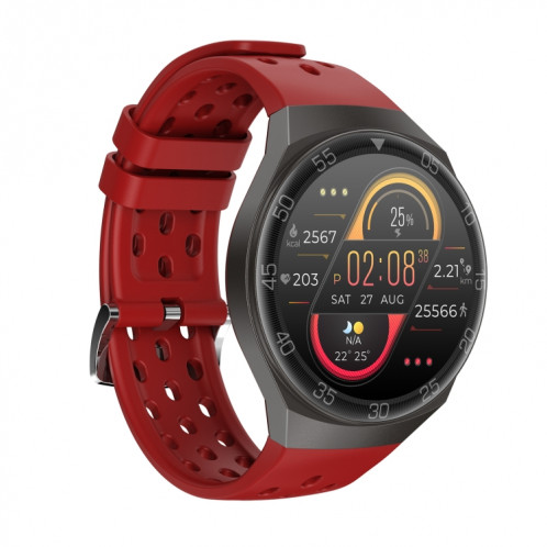 MT68 1,28 pouce IPS écran Bluetooth 5.0 IP67 Wather Watch Smart Watch, Support Moniteur de sommeil / Mode multi-sports / Moniteur de fréquence cardiaque / Surveillance de la pression artérielle (rouge) SH701B116-09