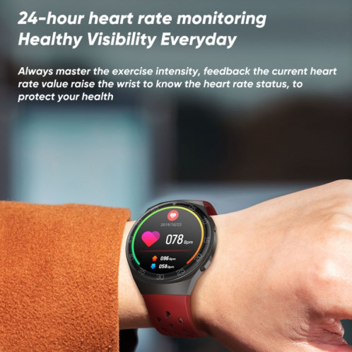 MT68 1.28 pouces IPS écran Bluetooth 5.0 IP67 Wather Watch Smart Watch, Support Moniteur de sommeil / Mode multi-sports / Moniteur de fréquence cardiaque / Surveillance de la pression artérielle (Vert) SH701A1706-09