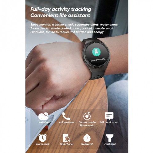 MT68 1.28 pouces IPS écran Bluetooth 5.0 IP67 Wather Watch Smart Watch, Support Moniteur de sommeil / Mode multi-sports / Moniteur de fréquence cardiaque / Surveillance de la pression artérielle (Vert) SH701A1706-09