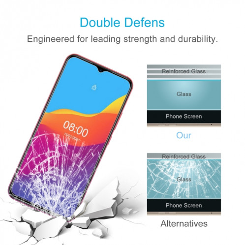 Pour Ulefone NOTE 10 10 PCS 0.26mm 9H 2.5D Verre trempé SH9213741-08