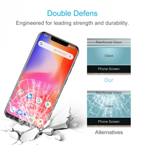Pour Ulefone S10 Pro 10 PCS 0.26mm Film de verre trempé de 9h 2.5D SH92141243-08