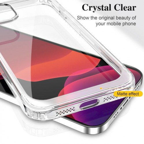 CASTAL PC + TPU Cas de protection PC + TPU pour iPhone 13 (transparent) SH502A140-08