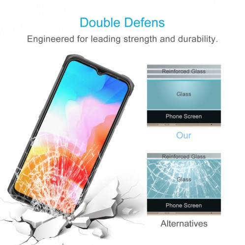 Pour Ulefone Armor 12 5g 50 pcs 0.26mm 9h 2.5D Verre trempé SH9708880-07