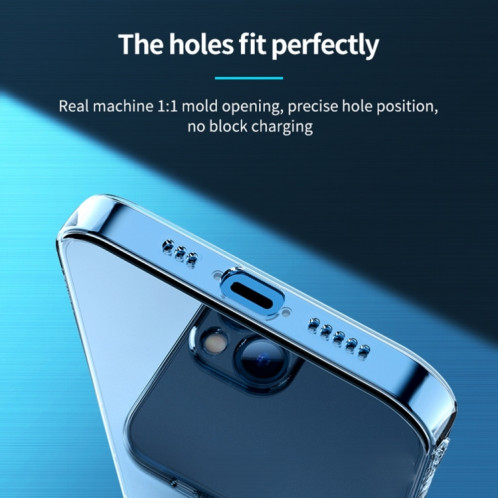 TOTUDEDESIGN AA-067 Cas de TPU TPU DROPPOOF pour iPhone 13 (transparent) ST102A1428-07