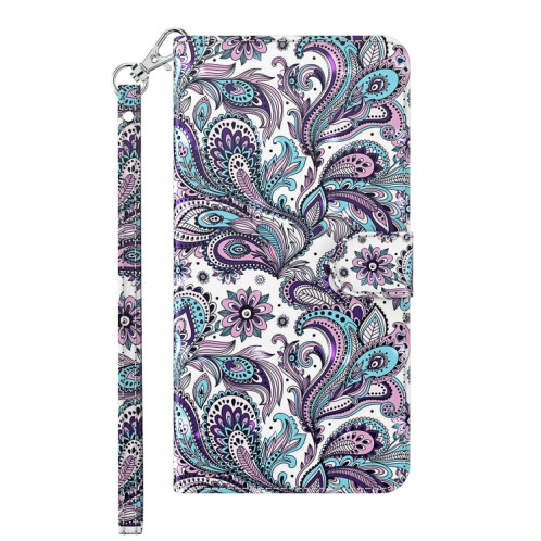 Motif de peinture 3D Horizontal Flip TPU + PU Cuir PU avec support et carte de portefeuille et portefeuille pour iPhone 13 (motif de tourbillon) SH402E1709-07
