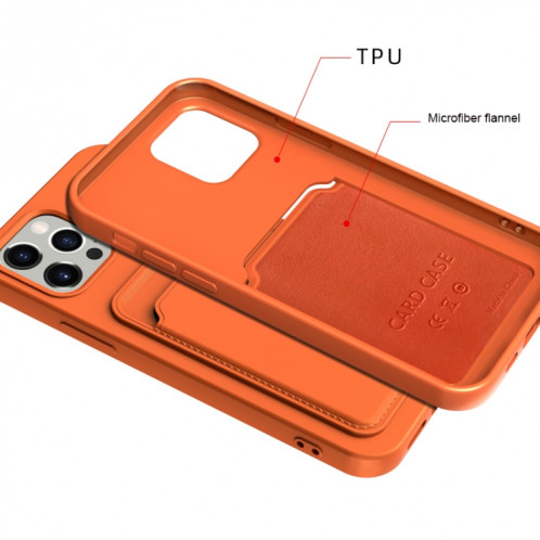 TPU + Doublure Flannel Cas antichoc avec machines à sous pour iPhone 13 (Violet léger) SH302J897-07