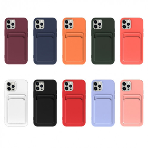 Doublure TPU + Doublure Flanelle Case antichoc avec machines à sous pour iPhone 13 Pro (Violet léger) SH303J712-07