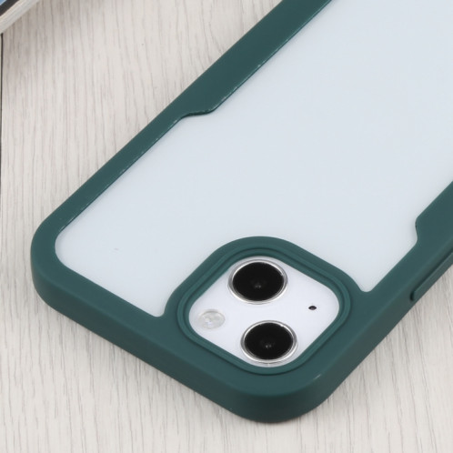 Acylique + TPU 360 degrés Couverture complète Cas de protection antichoc pour iPhone 13 (Vert) SH002A1026-06