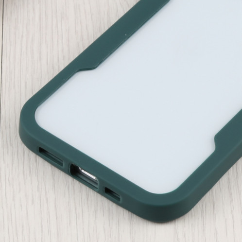 Acylique + TPU 360 degrés Couverture complète Cas de protection antichoc pour iPhone 13 (Vert) SH002A1026-06