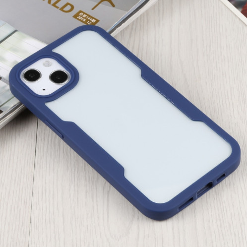 Acrylique + TPU 360 degrés Couverture complète Cas de protection antichoc pour iPhone 13 (bleu) SH002B160-06