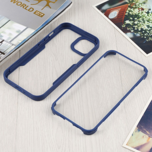 Acrylique + TPU 360 degrés Couverture complète Cas de protection antichoc pour iPhone 13 (bleu) SH002B160-06