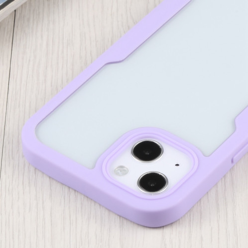 Acrylique + TPU 360 degrés Couverture complète Cas de protection antichoc pour iPhone 13 (violet) SH002D1373-06