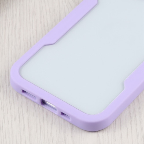 Acrylique + TPU 360 degrés Couverture complète Cas de protection antichoc pour iPhone 13 (violet) SH002D1373-06