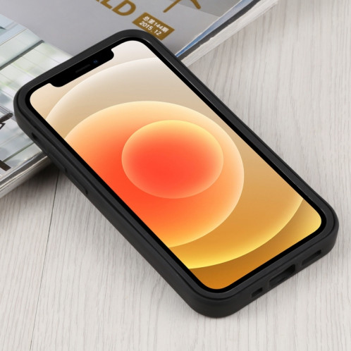 Acrylique + TPU 360 degrés Couverture complète Cas de protection antichoc pour iPhone 13 (Noir) SH002E1952-06