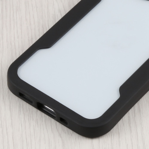 Acrylique + TPU 360 degrés Couverture complète Cas de protection antichoc pour iPhone 13 (Noir) SH002E1952-06