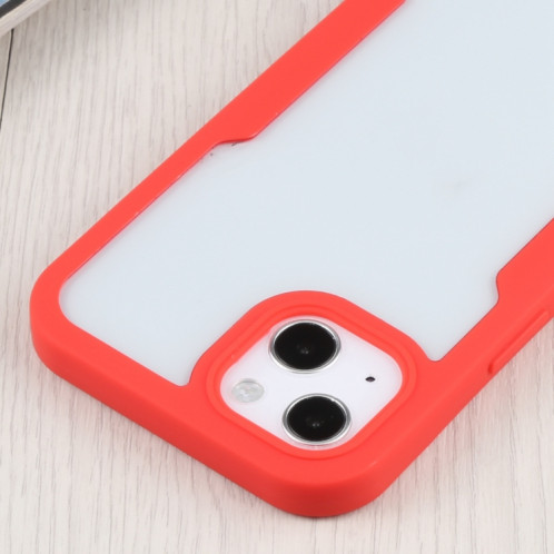 Acrylique + TPU 360 degrés Couverture complète Cas de protection antichoc pour iPhone 13 (rouge) SH002F500-06