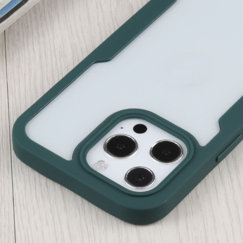 Acrylique + TPU 360 degrés Couverture complète Cas de protection antichoc pour iPhone 13 Pro (Vert) SH003A1736-06