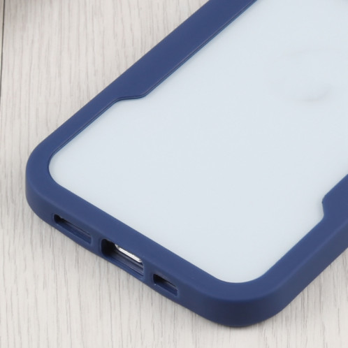 Acrylique + TPU 360 degrés Couverture complète Cas de protection antichoc pour iPhone 13 Pro (Bleu) SH003B1103-06