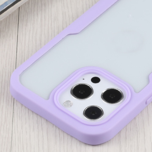Acrylique + TPU 360 degrés Couverture complète Cas de protection antichoc pour iPhone 13 Pro (violet) SH003D377-06