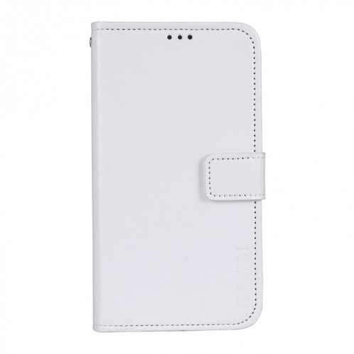 Edewei Crazy Horse Texture Horizontal Flip Cuir Case avec porte-cartes et portefeuille pour iPhone 13 Pro (Blanc) SI803H1534-07