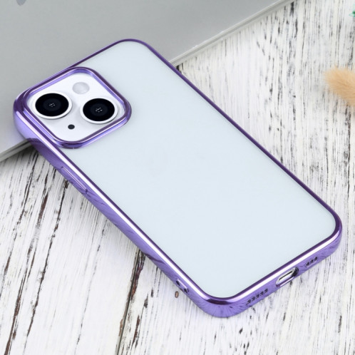 Étui de protection TPU de galvanoplastie ultra-mince pour iPhone 13 (violet) SH701A163-04