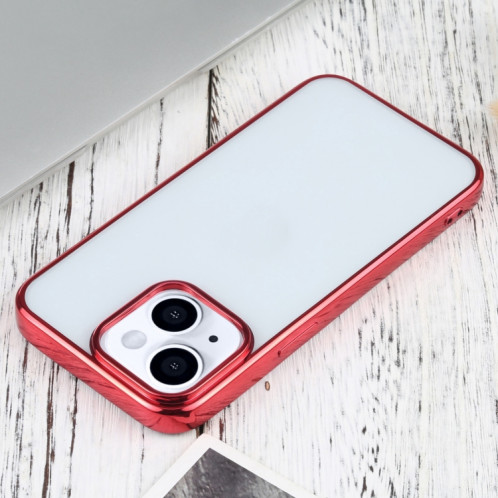 Étui de protection TPU à électroplastie ultra-mince pour iPhone 13 (rouge) SH701B356-04