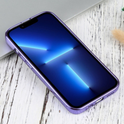 Étui de protection TPU à électroplastie ultra-mince pour iPhone 13 Pro (violet) SH703A1185-04