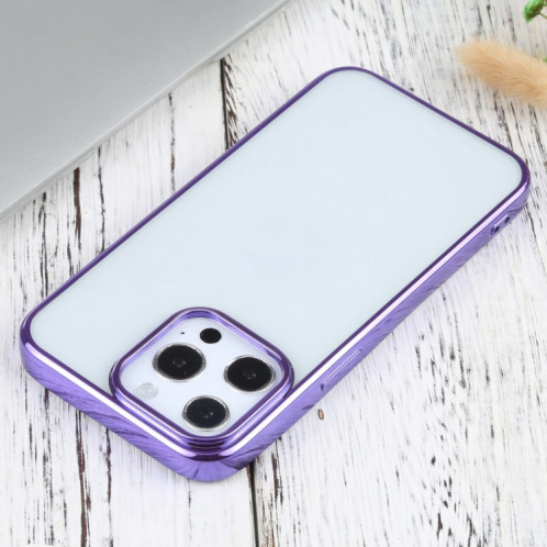 Étui de protection TPU à électroplastie ultra-mince pour iPhone 13 Pro (violet) SH703A1185-04