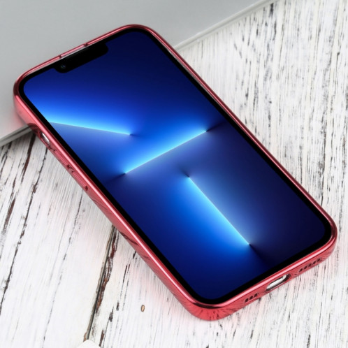 Étui de protection TPU de galvanoplastie ultra-mince pour iPhone 13 Pro (rouge) SH703B153-04