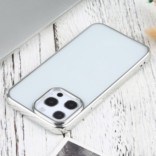 Etui de protection TPU à électroplastie ultra-mince pour iPhone 13 Pro (argent) SH703D265-04