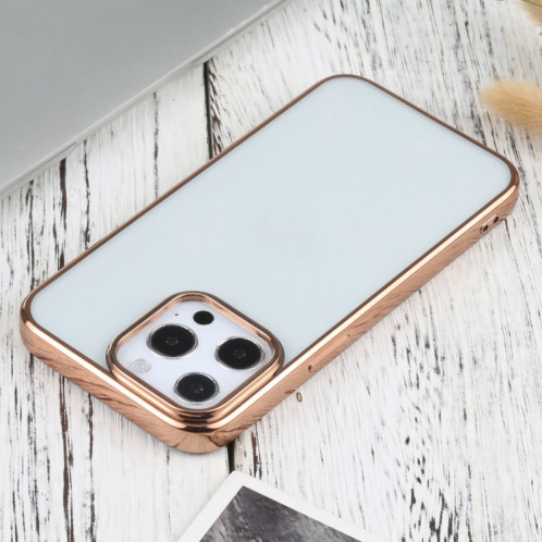 Étui de protection TPU de galvanoplastie ultra-mince pour iPhone 13 Pro (Rose Gold) SH703H416-04