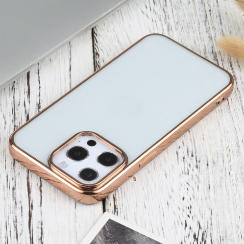Étui de protection TPU de galvanoplastie ultra-mince pour iPhone 13 Pro (Rose Gold) SH703H416-04
