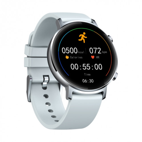 Zeblaze GTR de 1,3 pouce IPS Color Screen Bluetooth 5.1 30m Wather Watch Smart Watch, Support Moniteur de sommeil / Moniteur de fréquence cardiaque / Femmes Menstrie Cycle Rappel / Mode sportif (argent) SZ501C179-08