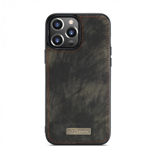 Caseme-008 Étui de cuir horizontal multifonctionnel détachable avec machine à sous et portefeuille et cadre photo à glissière pour iPhone 13 Pro (Noir) SC702A1841-07