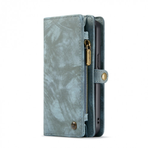 Caseme-008 étui en cuir horizontal multifonctionnel multifonctionnel détachable avec fente et portefeuille et cadre photo à glissière pour iPhone 13 (bleu) SC703D1855-07
