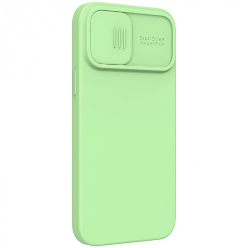 Nillkin Camshield Magsafe Magnétique Liquide Silicone + PC Couverture complète pour iPhone 13 PRO (Vert) SN502A282-011