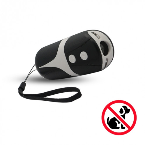 République de chien ultrasonique portable RC-534 avec des lumières LED (noir + blanc) SH701A1369-07