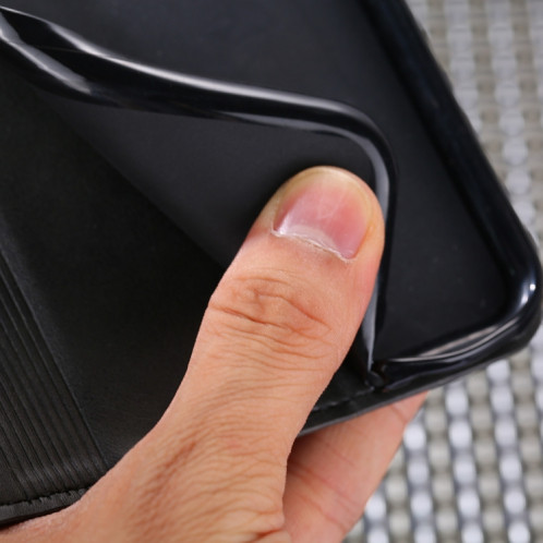 Texture de vache Étui en cuir horizontal magnétique avec support et fentes pour cartes pour iPhone 13 Pro (brun foncé) SH203E1864-07