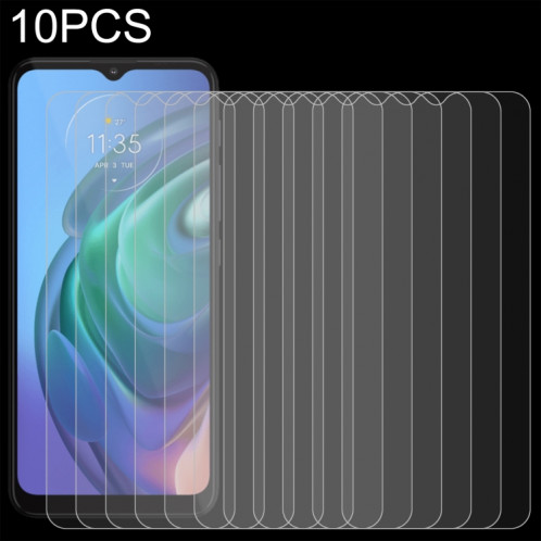 Pour Motorola Moto G10 Power 10 pcs 0.26mm Film de verre trempé de 9h 2.5D SH6902330-08