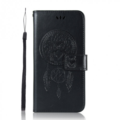 Étui de gaufrage au carillon de céremptoire Horizontal Flip Cuir Toot avec porte-cartes et portefeuille pour iPhone 13 Pro (Noir) SH102A1895-07