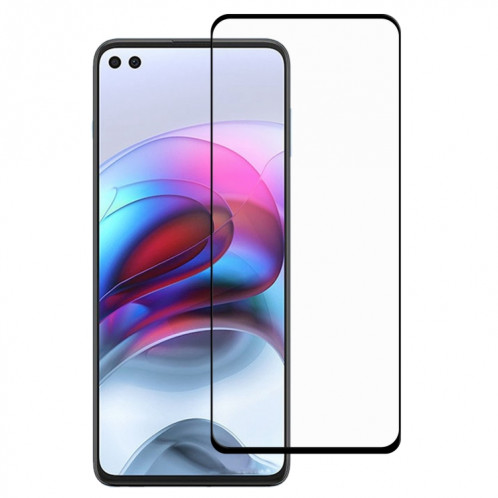 Pour Motorola Edge S Plein Colle Plein couverture Protecteur de vitre trempé SH7403805-08