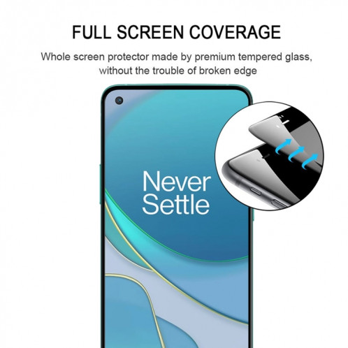 Pour le film de verre trempé du protecteur de protection de la couverture de colle complet de oneplus 8T / 8T + 5G SH74041403-08