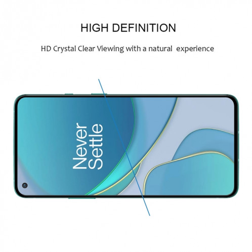Pour le film de verre trempé du protecteur de protection de la couverture de colle complet de oneplus 8T / 8T + 5G SH74041403-08